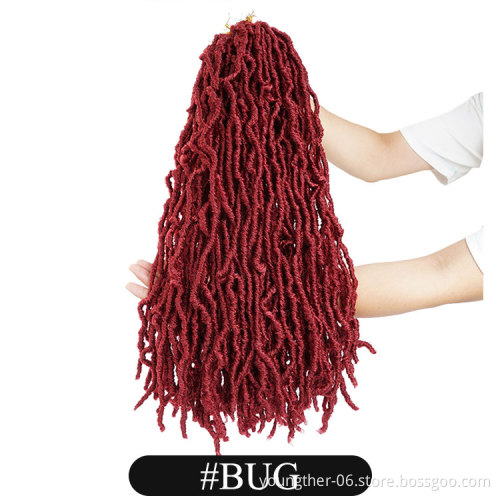 New Locs Crochet Braids Braiding Hair Extensions Faux Locs Crochet Braid Hair Distressed Locs Hair